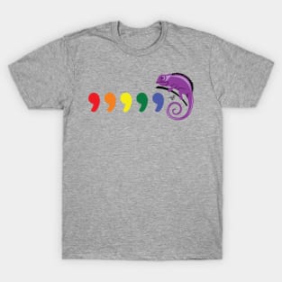 Karma Chameleon Flag Colors by Tai's Tees T-Shirt